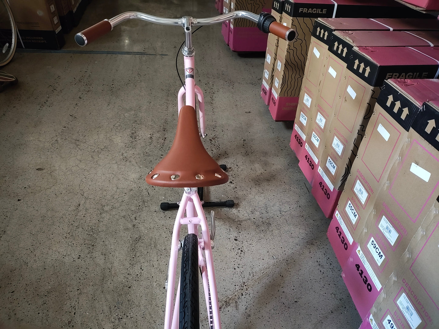 #1197 - City Bike (3-Speed) | "Bubble Gum" (Small - 43cm, Excellent Condition)