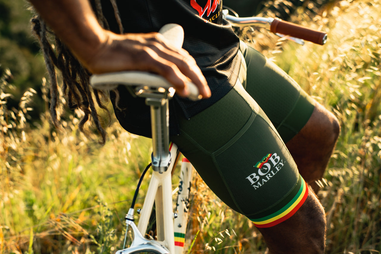 State Bicycle Co. x Bob Marley - Cargo Bibs - Green