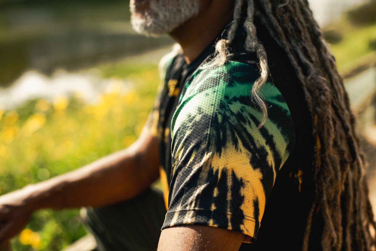 State Bicycle Co. x Bob Marley - Rasta Tie-Dye - Tech-T