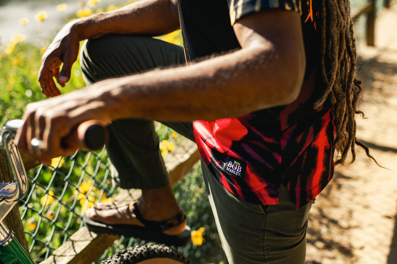 State Bicycle Co. x Bob Marley - Rasta Tie-Dye - Tech-T