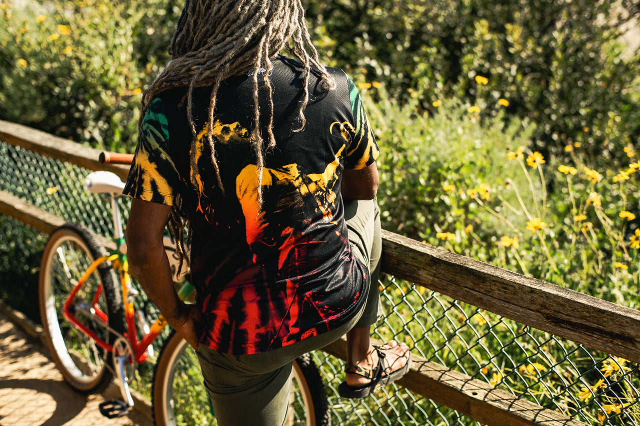 State Bicycle Co. x Bob Marley - Rasta Tie-Dye - Tech-T