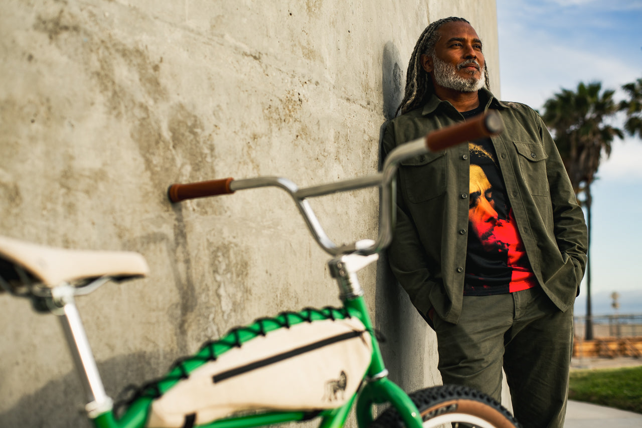 State Bicycle Co. x Bob Marley - Rasta Tie-Dye - Tech-T