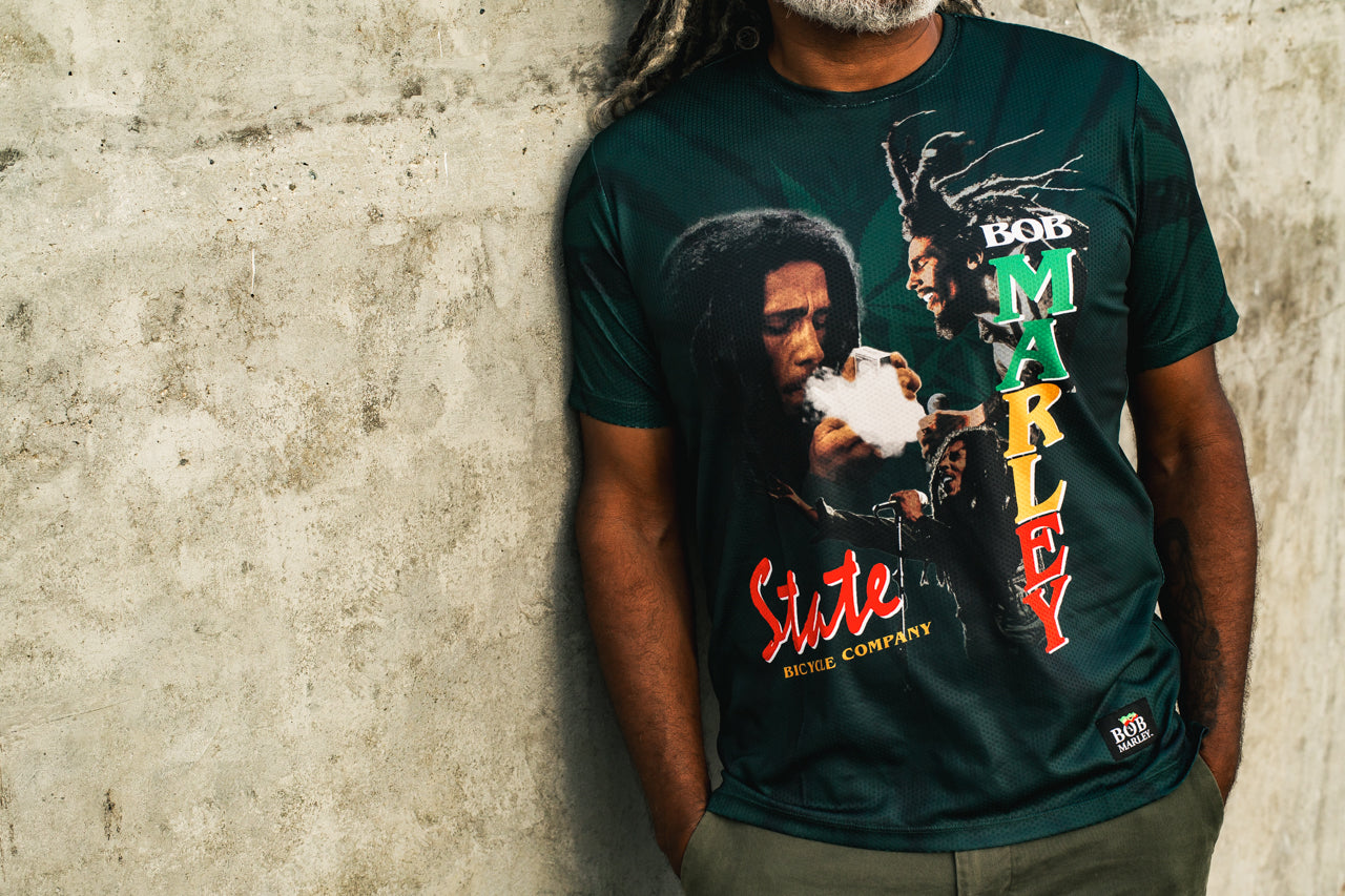 State Bicycle Co. x Bob Marley - "Concert" - Tech-T (Green)