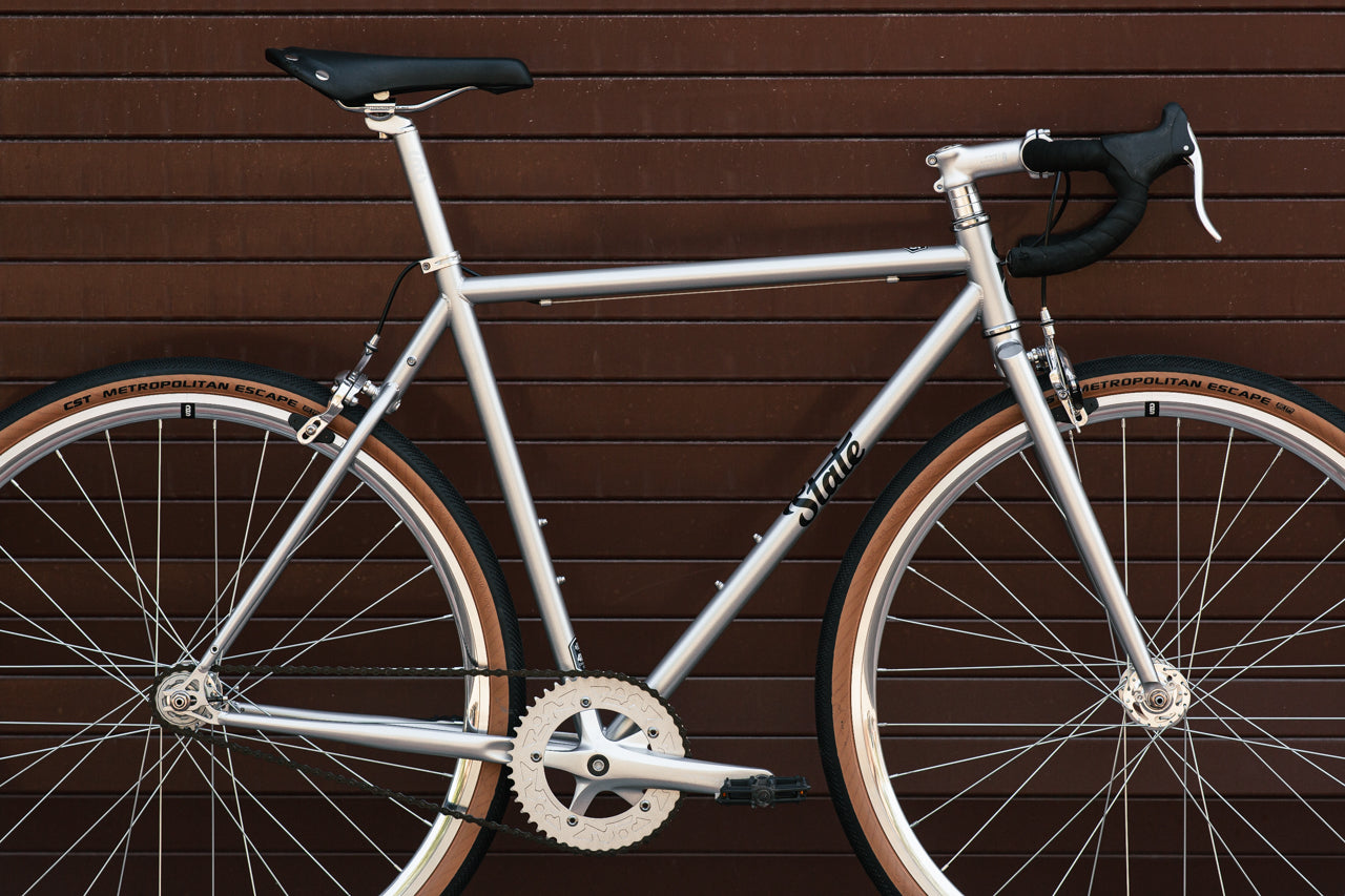 4130 - Satin Silver – (Fixed Gear / Single-Speed)