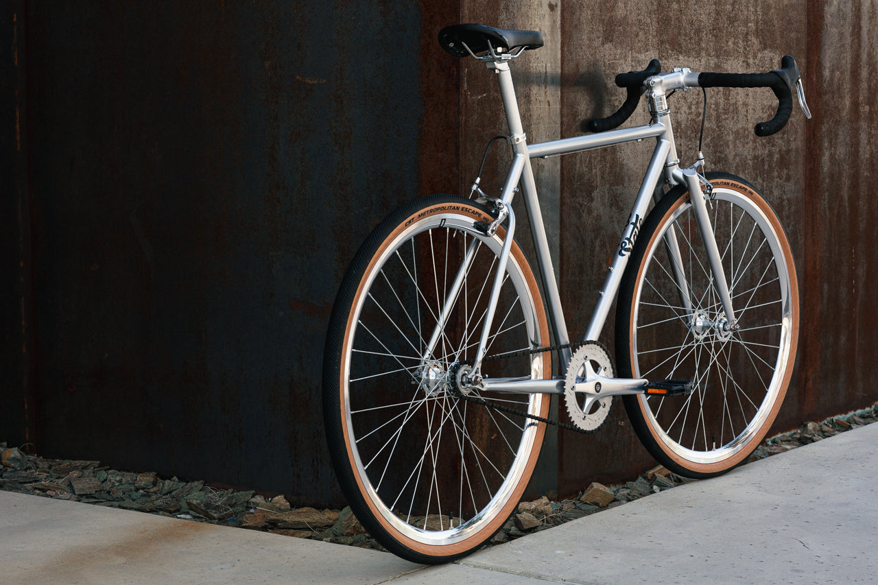 4130 - Satin Silver – (Fixed Gear / Single-Speed)