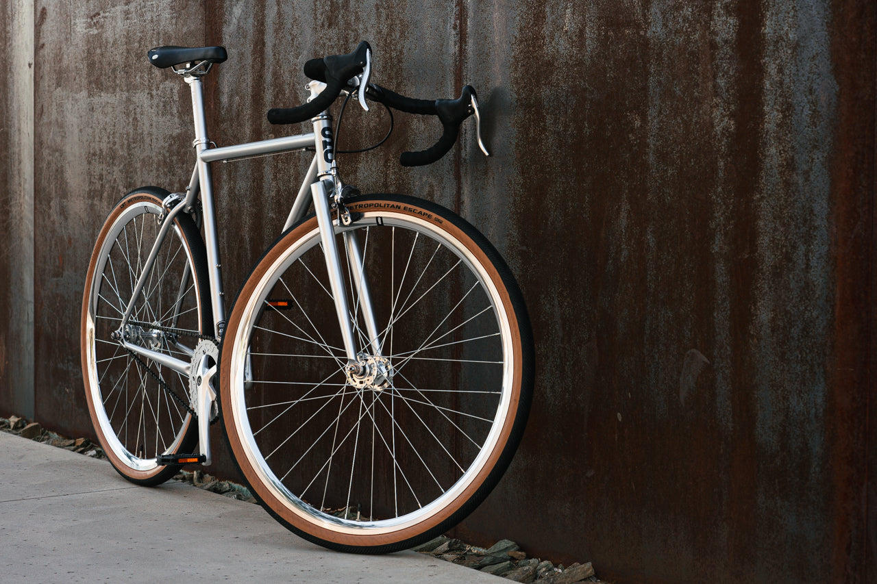 4130 - Satin Silver – (Fixed Gear / Single-Speed)