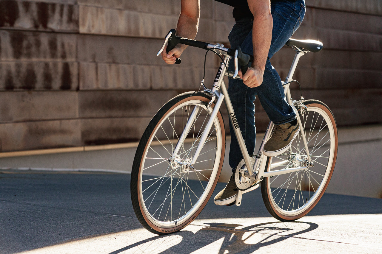 4130 - Satin Silver – (Fixed Gear / Single-Speed)