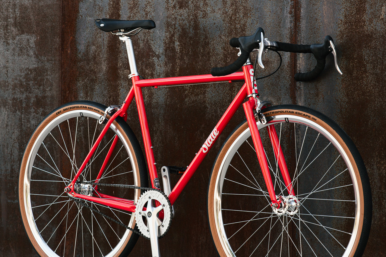 4130 - Tropical Red – (Fixed Gear / Single-Speed)