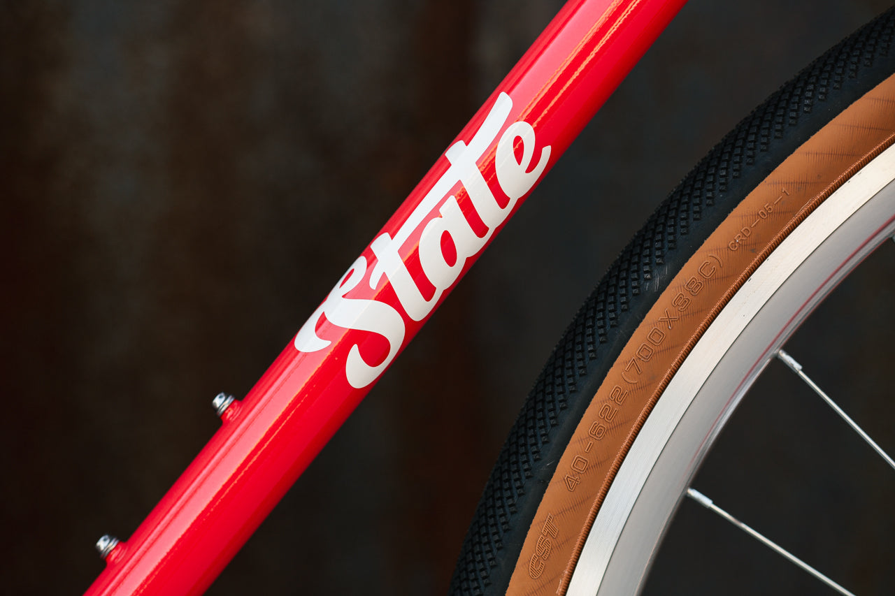 4130 - Tropical Red – (Fixed Gear / Single-Speed)