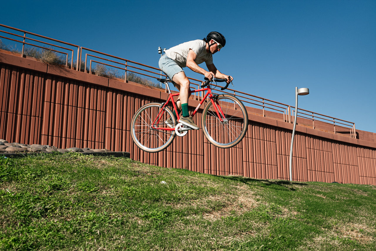 4130 - Tropical Red – (Fixed Gear / Single-Speed)