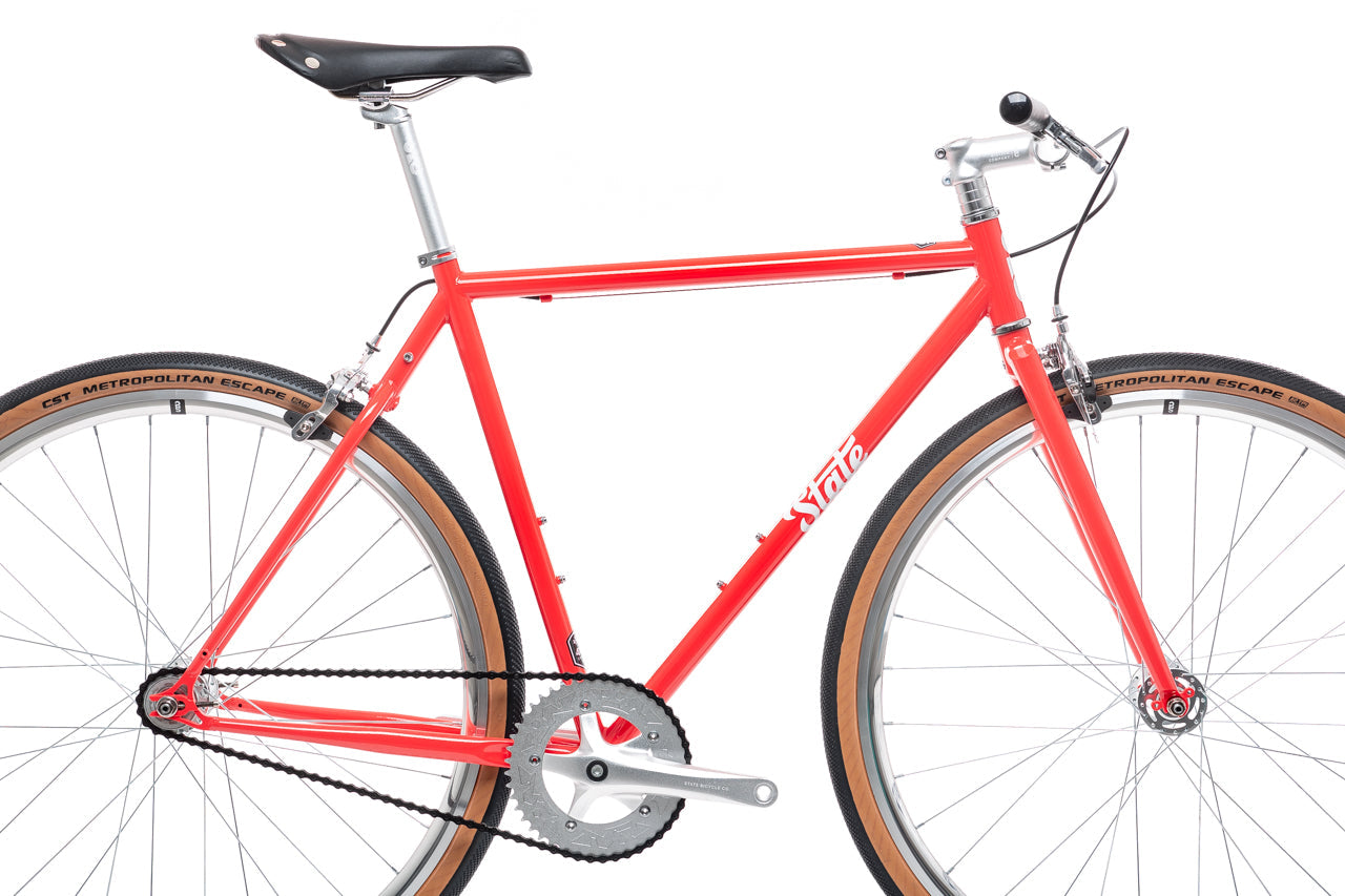 4130 - Tropical Red – (Fixed Gear / Single-Speed)