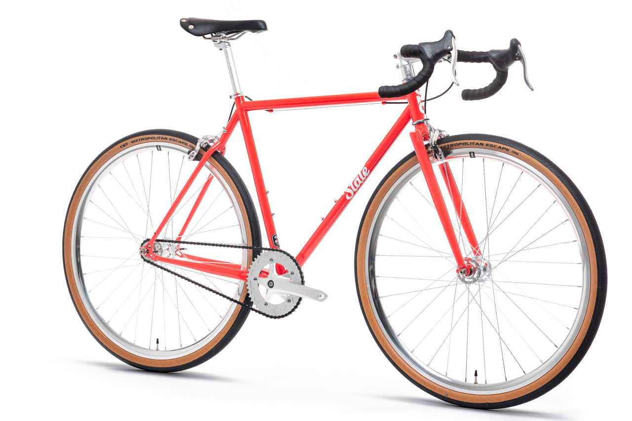 4130 - Tropical Red – (Fixed Gear / Single-Speed)