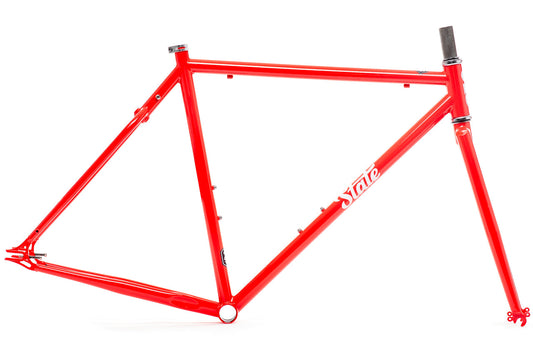 4130 Steel - Fixed Gear / Single-Speed - Frame Set - Tropical Red