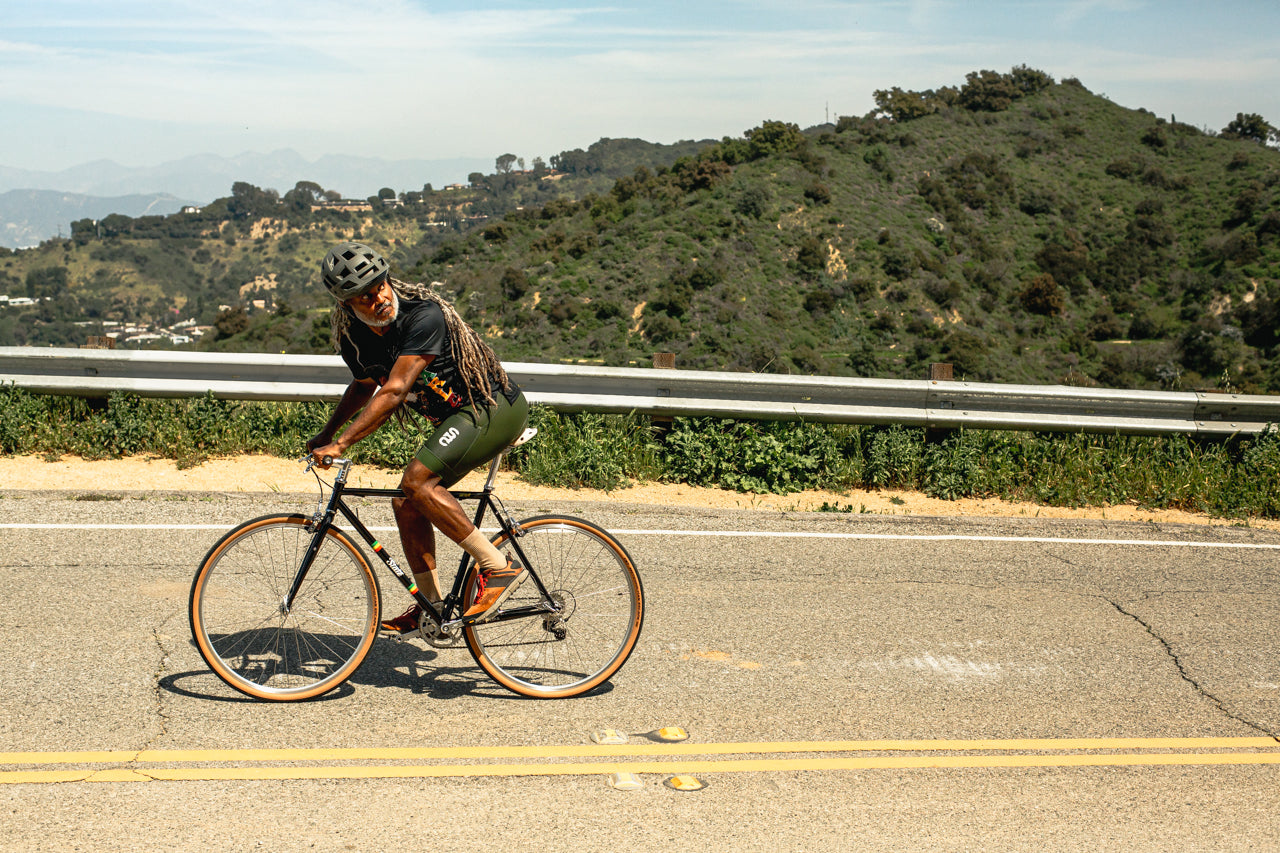 State Bicycle Co. x Bob Marley - 4130 Road+ - Rasta Stripe Black