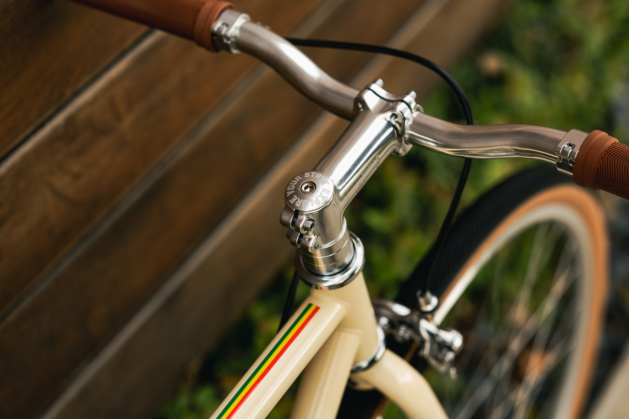 State Bicycle Co. x Bob Marley - 4130 Road+ - Rasta Stripe Tan