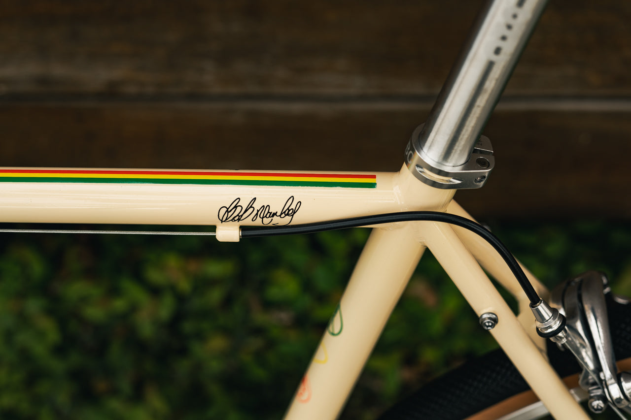 State Bicycle Co. x Bob Marley - 4130 Road+ - Rasta Stripe Tan