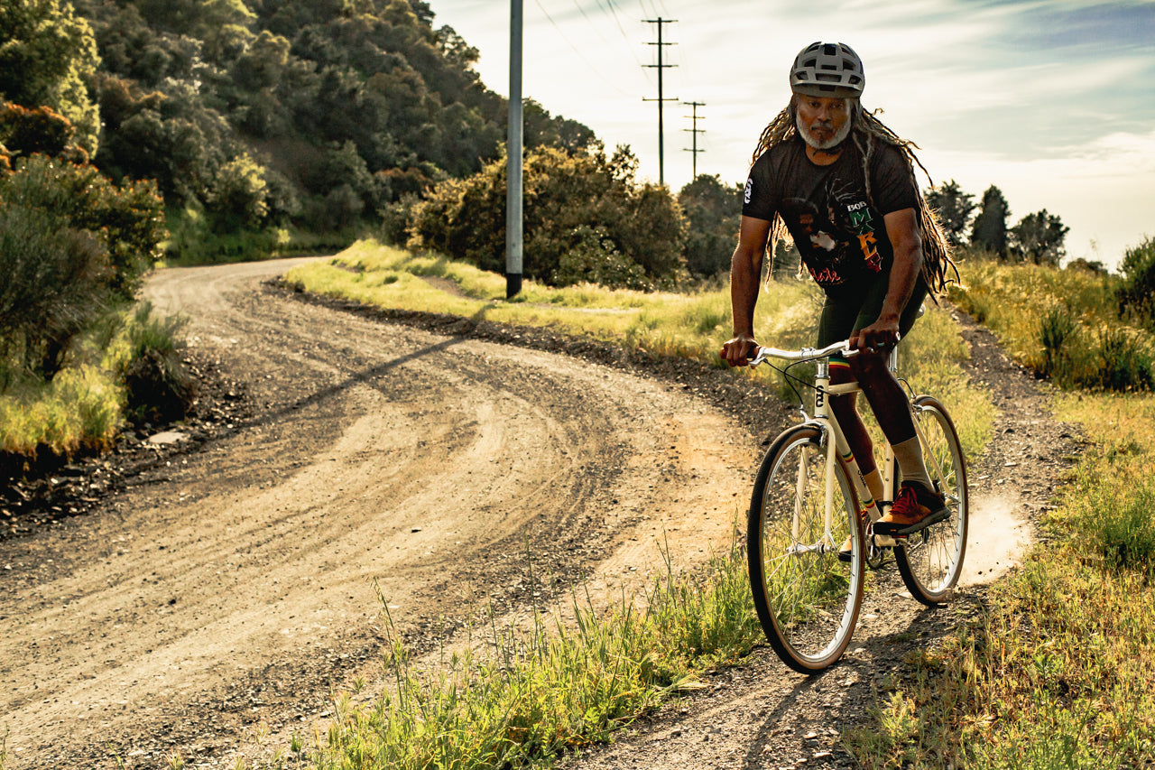 State Bicycle Co. x Bob Marley - 4130 Road+ - Rasta Stripe Tan