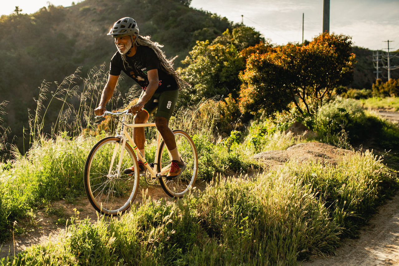 State Bicycle Co. x Bob Marley - 4130 Road+ - Rasta Stripe Tan