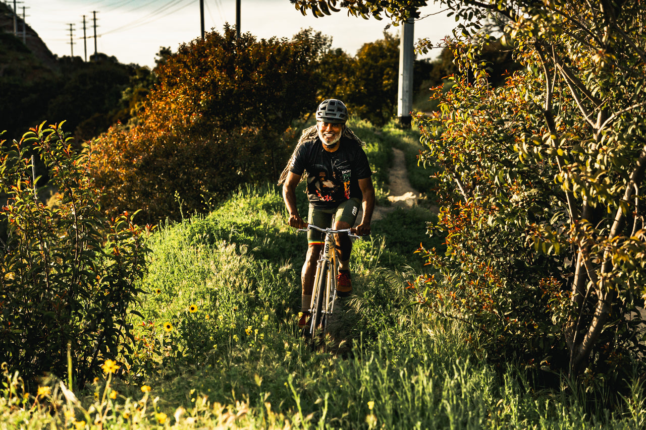 State Bicycle Co. x Bob Marley - 4130 Road+ - Rasta Stripe Tan