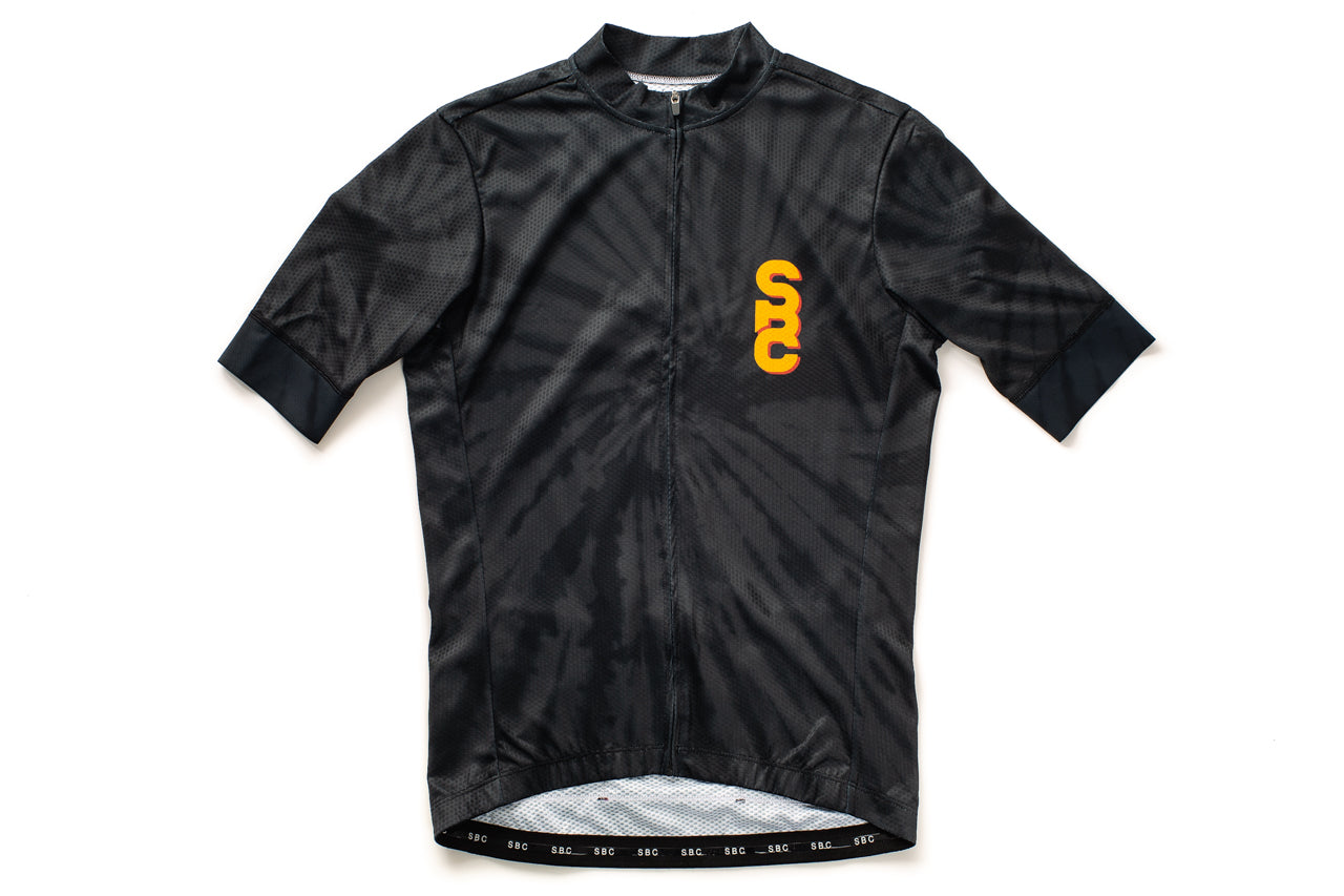 State Bicycle Co. x Bob Marley - "Get Up, Stand Up" Black Tie-Dye Jersey