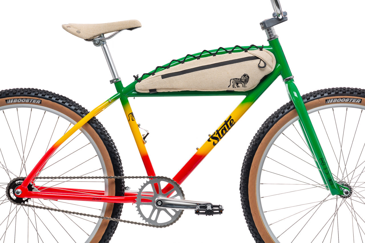 State Bicycle Co. x Bob Marley - Klunker + Hemp Bag Combo