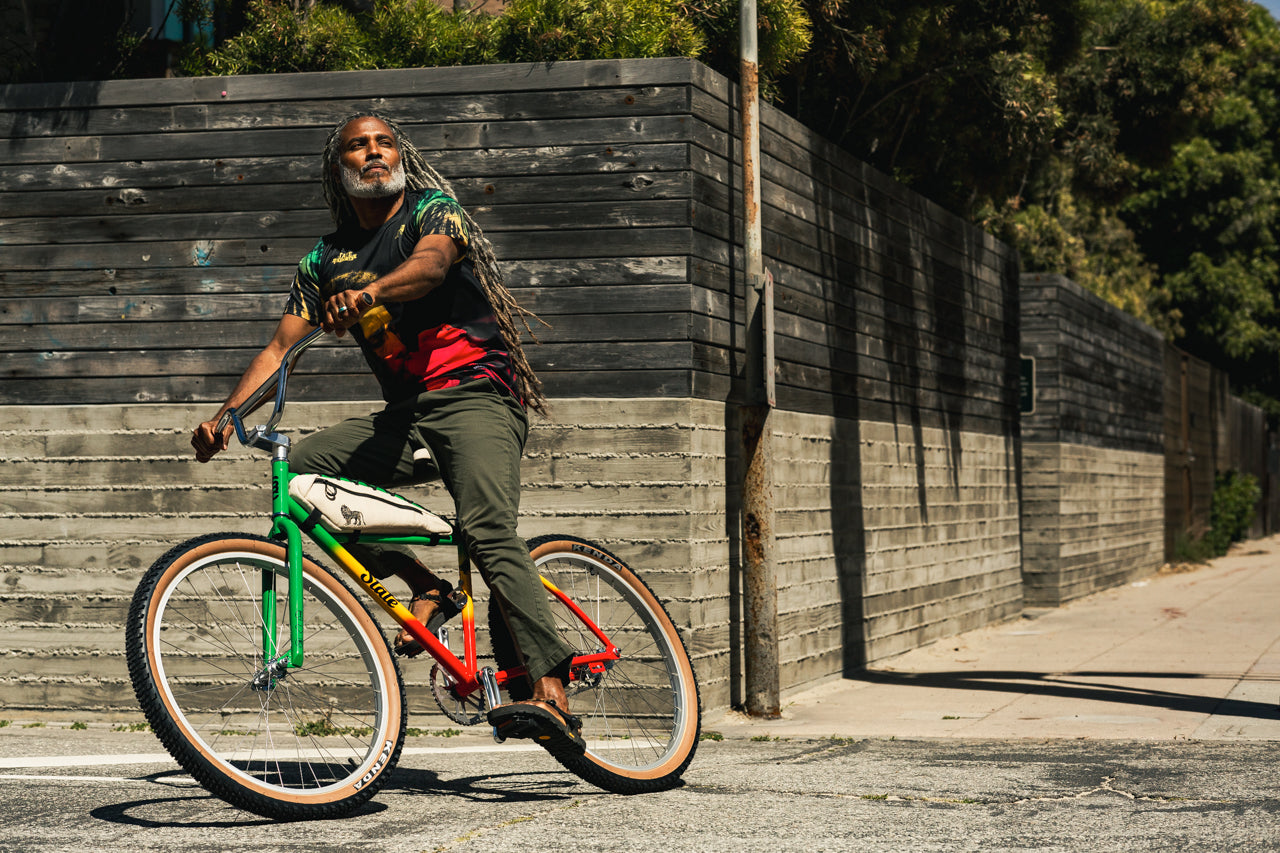 State Bicycle Co. x Bob Marley - Klunker + Hemp Bag Combo