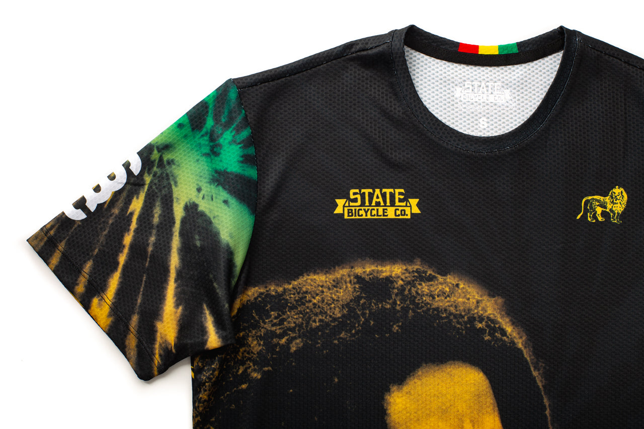 State Bicycle Co. x Bob Marley - Rasta Tie-Dye - Tech-T