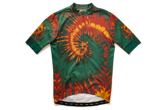 State Bicycle Co. x Bob Marley - "Get Up, Stand Up" Rasta Tie-Dye Jersey