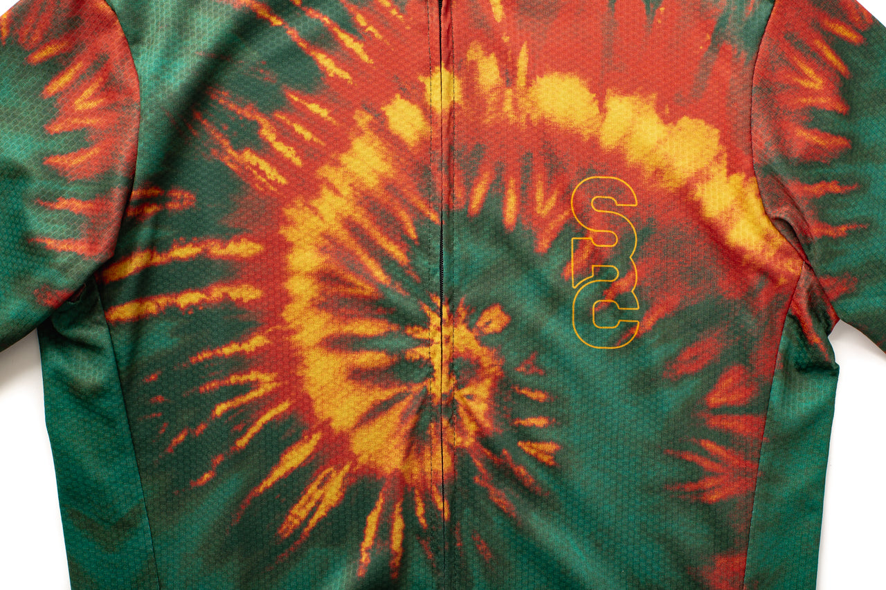 State Bicycle Co. x Bob Marley - "Get Up, Stand Up" Rasta Tie-Dye Jersey